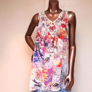 NWOT Mushka Sienna Rose INC. Tank Top